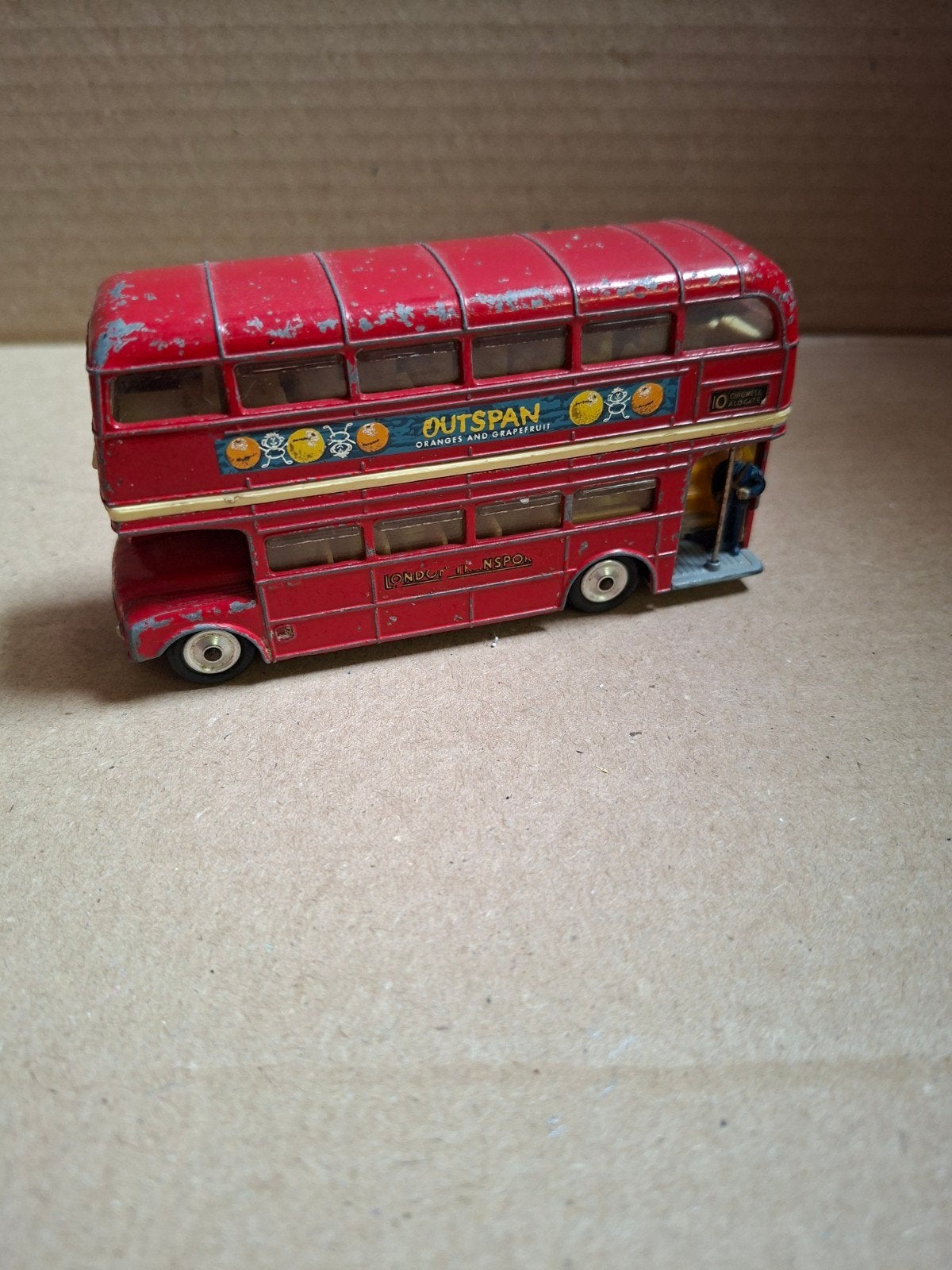 Vintage Corgi Toys London Transport Routemaster Dubbeldekker, Ophalen of Verzenden, Gebruikt, Bus of Vrachtwagen, Corgi