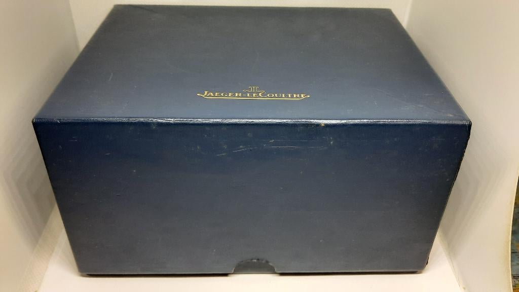 Jeager LeCoultre Blauwe Heren Horloge Buitendoos, Ophalen of Verzenden, Gebruikt