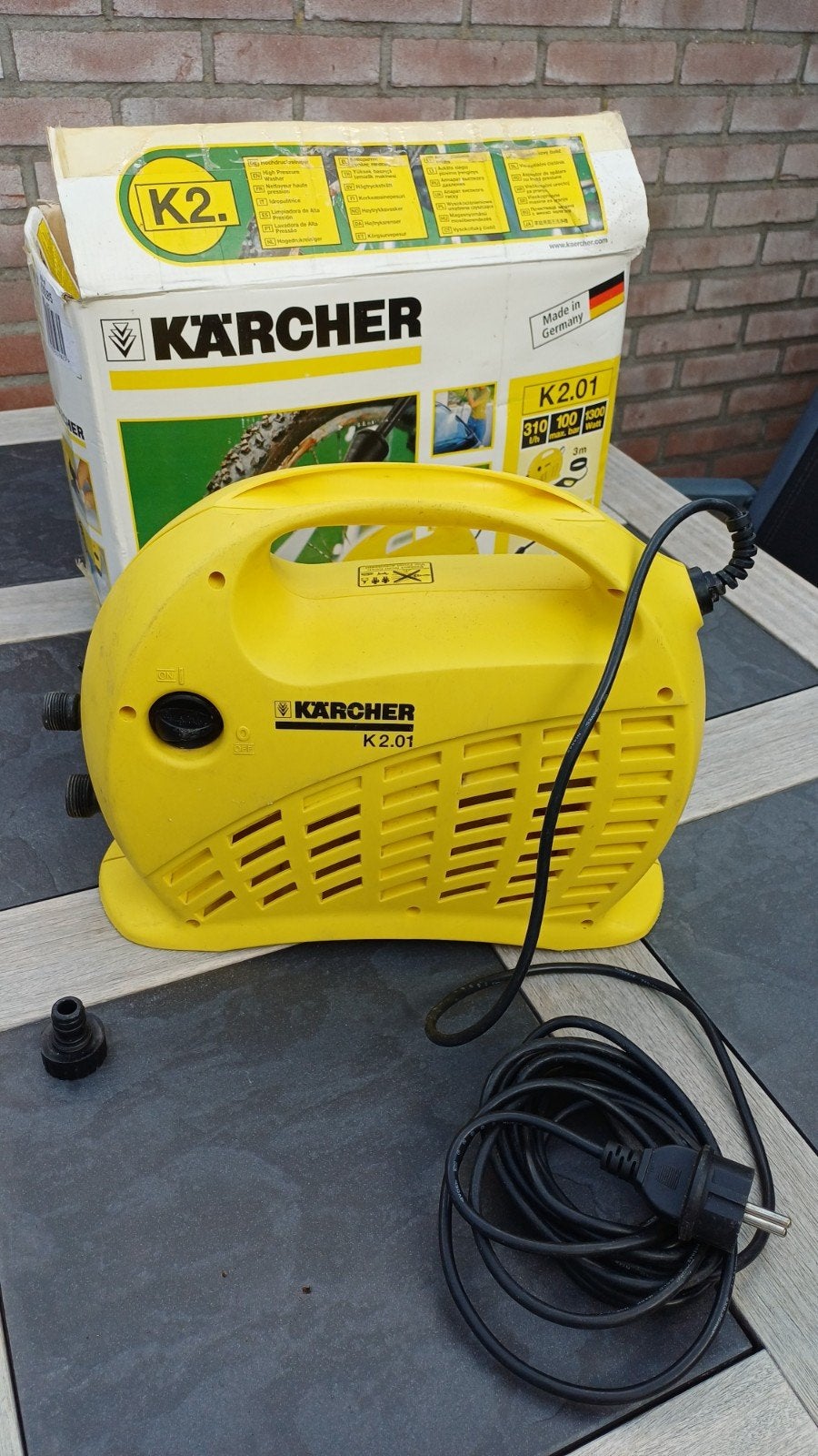 Kärcher Karcher Hogedrukreiniger K2.01, Tuin en Terras, Hogedrukreinigers, Ophalen of Verzenden, Gebruikt, Elektrisch
