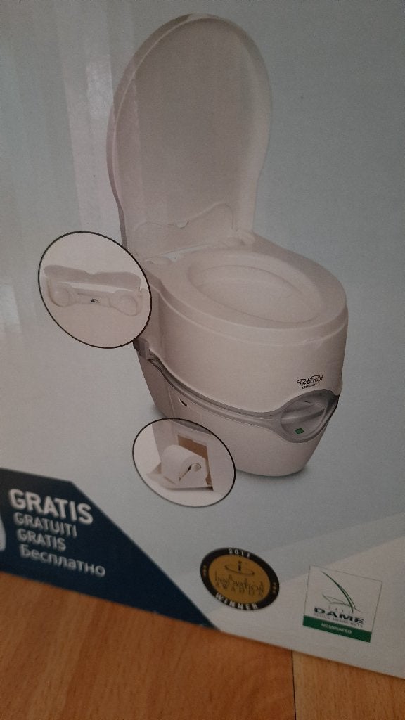 Mobiele toilet/camping toilet - zgan, Ophalen, Zo goed als nieuw