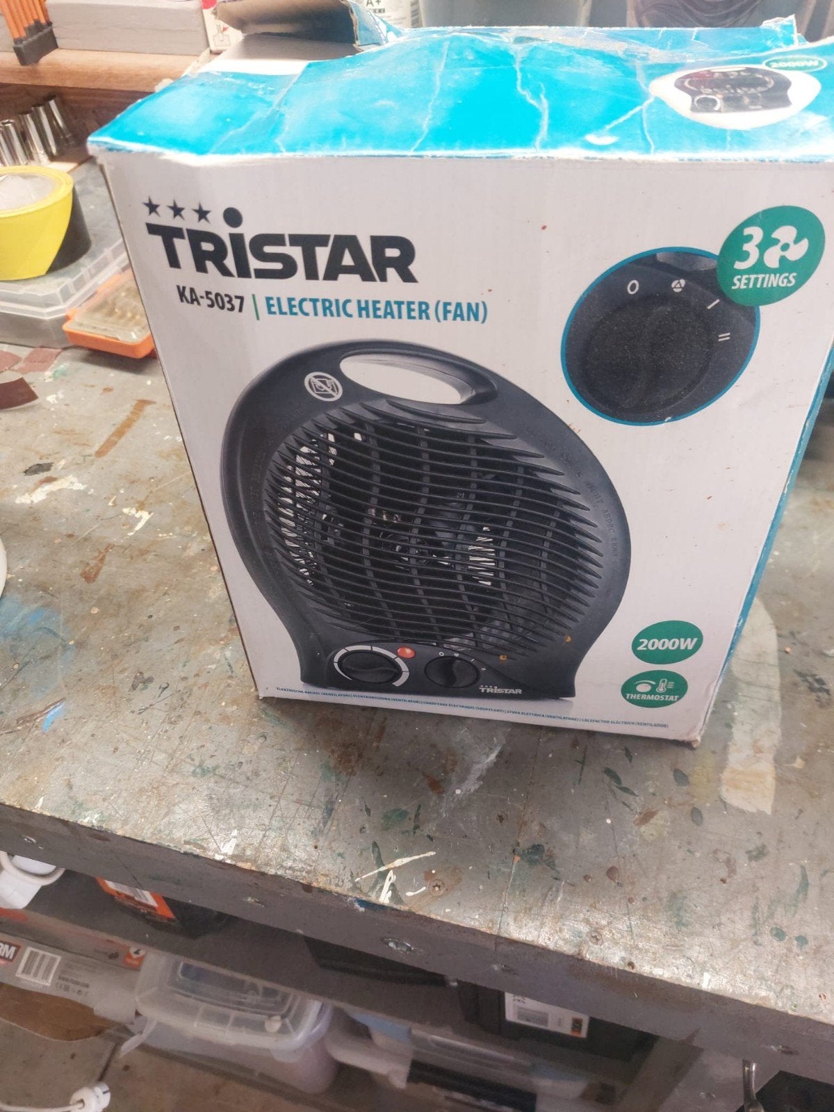 ventilator voor warme lucht, Ophalen, Tafelventilator