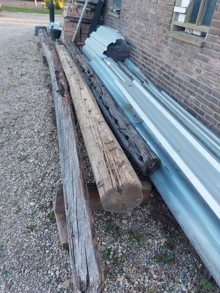 Bergroeden hooiberg  - pergola tuin douche, Tuin en Terras, Palen, Balken en Planken, Gebruikt, Palen, 250 cm of meer, Hardhout