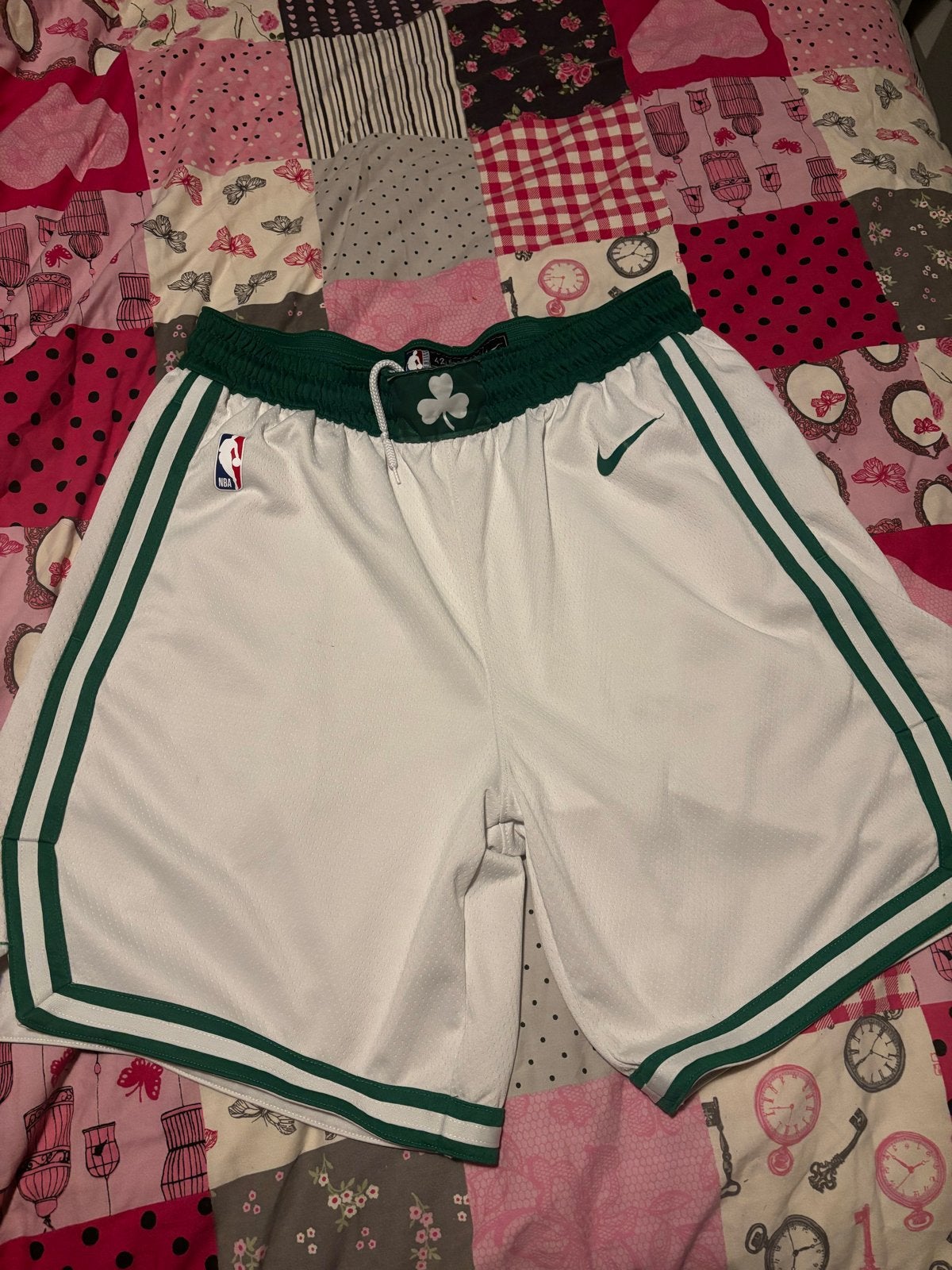 Nike NBA Boston Celtics Basketbalbroekje Maat 42 #nike, Wit, Ophalen of Verzenden, Zo goed als nieuw, Algemeen