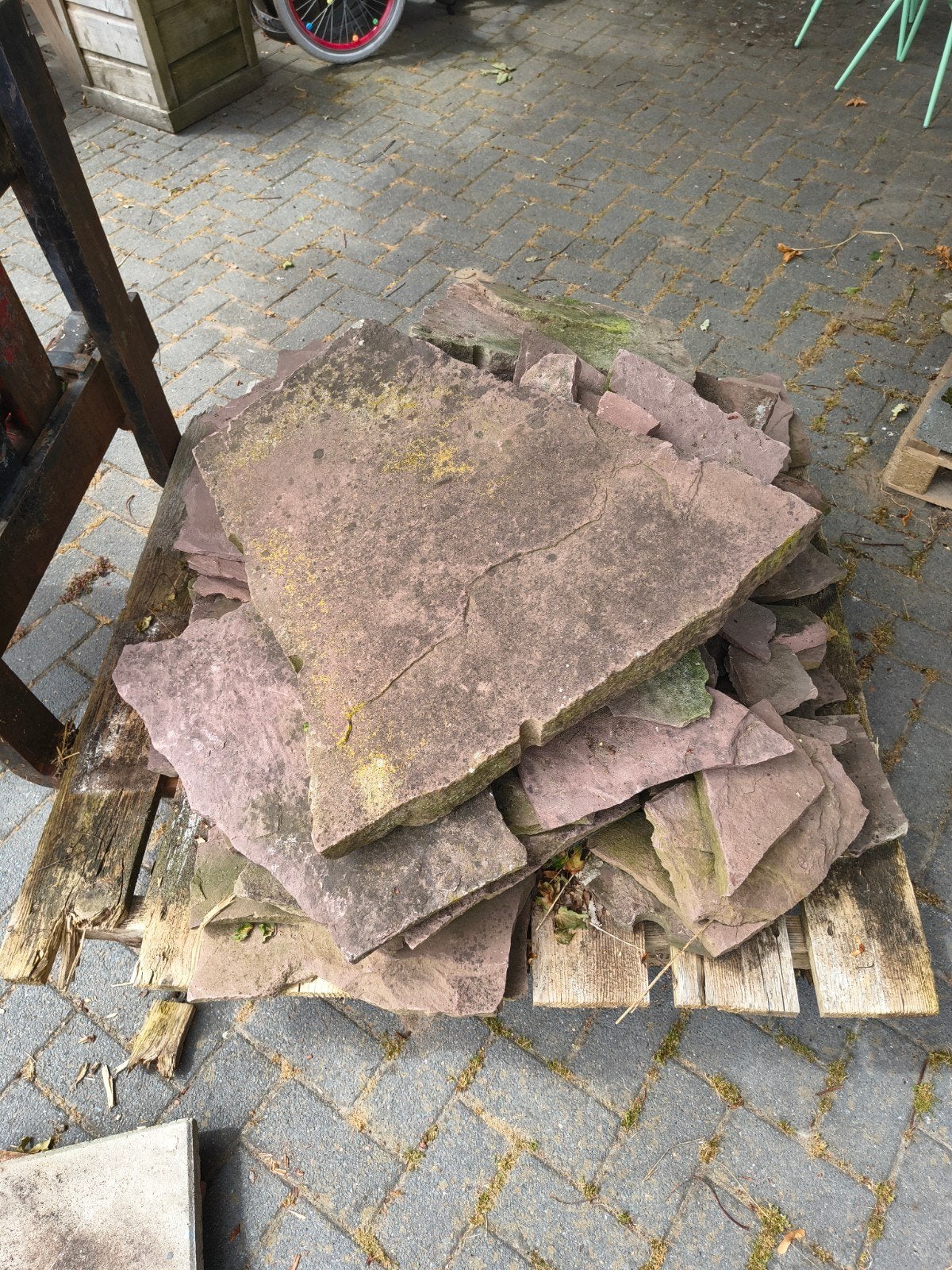 Flagstones, Tuin en Terras, Ophalen, Gebruikt, Overige typen, Natuursteen
