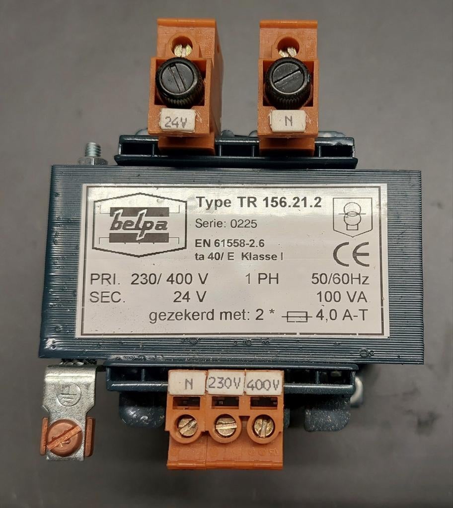 Belpa 24 VAC Transformator 100 VA - 230/400V, Ophalen of Verzenden