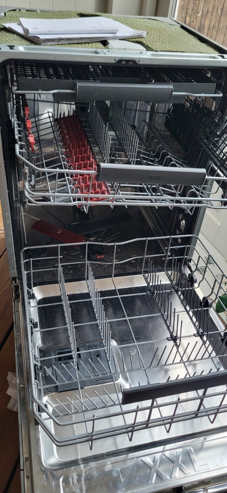 AEG XXL vaatwasser, aeg ghe613cb4, defect, reparatie of onde, Ophalen of Verzenden, Niet werkend, Inbouw, Minder dan 85 cm