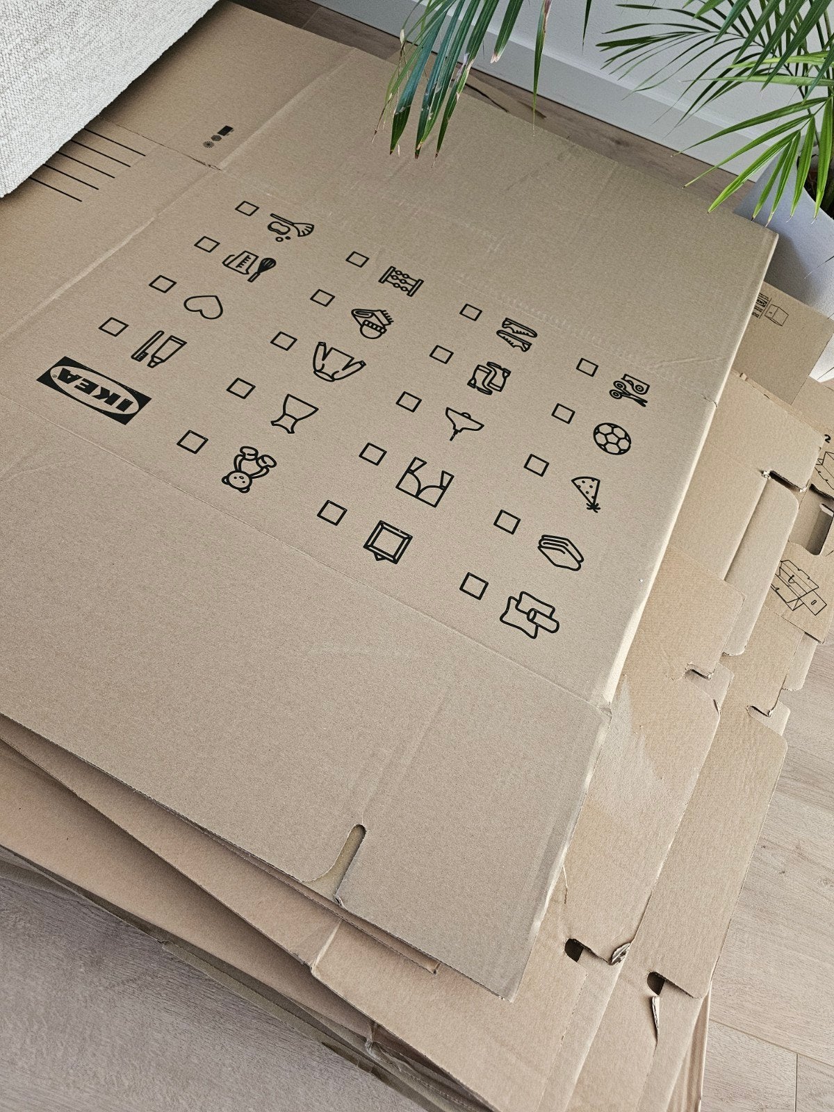 IKEA Verhuisdozen - Zo goed als nieuw, Ophalen, Doos, 100 cm of meer, 60 cm of meer
