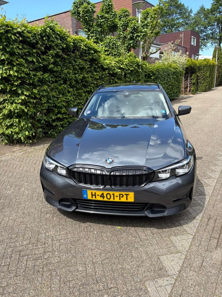 BMW 3-Serie Touring 320i 260pk Executive Edition Aut 2020, Auto's, Automaat, 1998 cc, Zwart, Leder en Stof