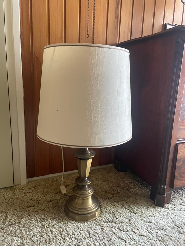 3 vintage lampen + kap, Ophalen