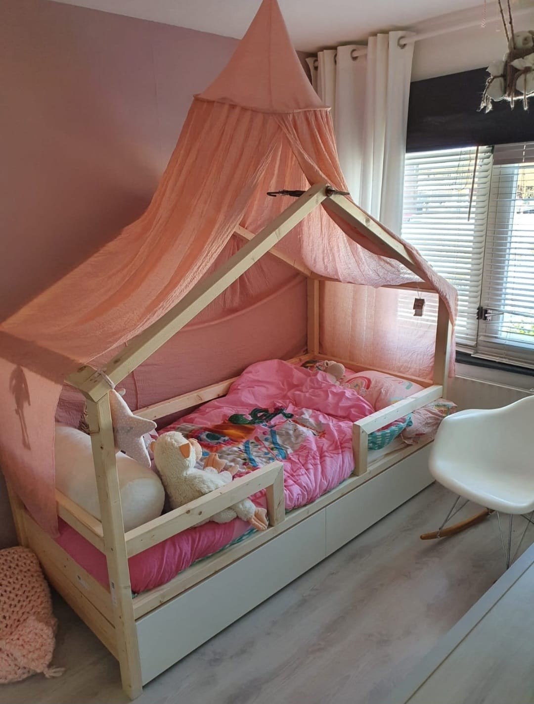 Ikea MALM bedlade wit - perfect voor extra opbergruimte, Ophalen, Gebruikt, Wit, Overige maten
