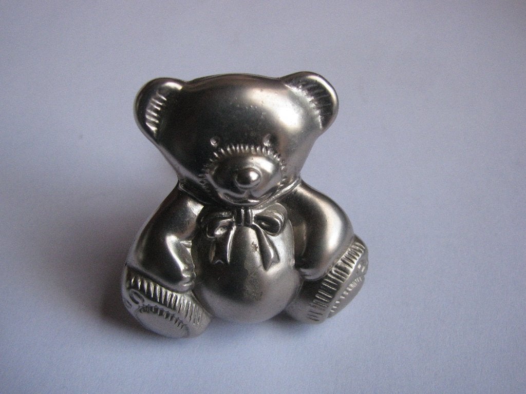 Metalen Kastknop / Ladeknop - Beer / Teddybeer - 4.5 cm, Verzenden