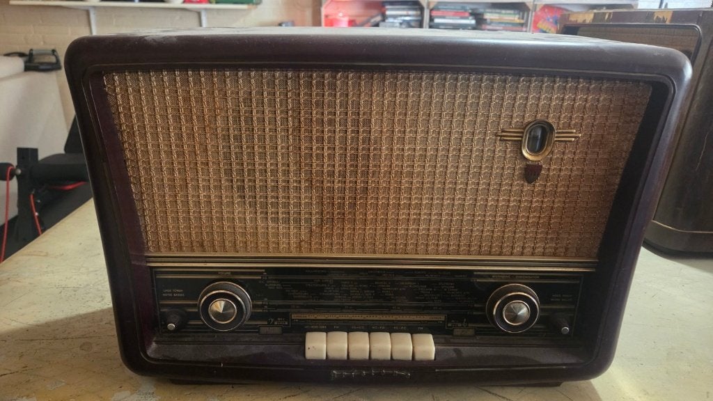 Siera / Aristona vintage buizenradio – ongetest, Ophalen, Gebruikt, Radio