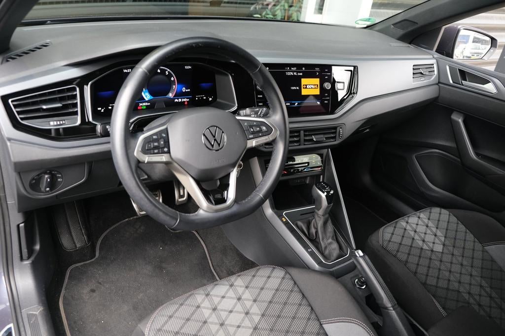 Volkswagen Polo 1.0 TSI DSG 2x R-Line Facelift IQ Led Matrix, Origineel Nederlands, Bedrijf, Grijs, Zilver of Grijs