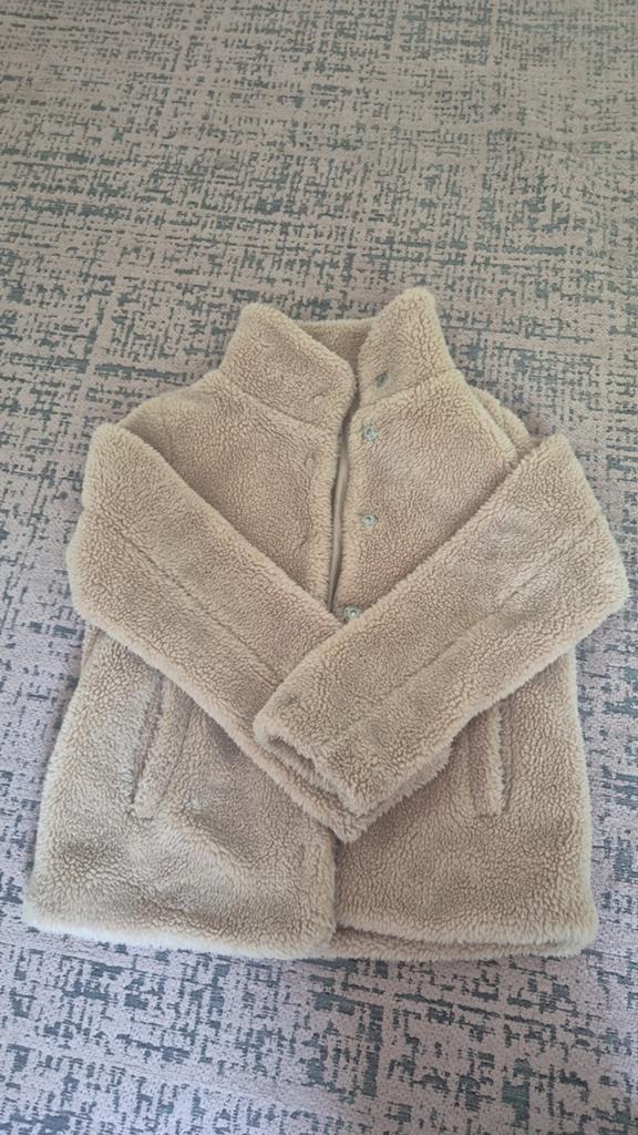 Winter jas, Ophalen, Zo goed als nieuw, Maat 36 (S), Beige