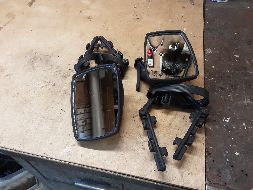 Autospiegels voor caravan, Ophalen, Zo goed als nieuw