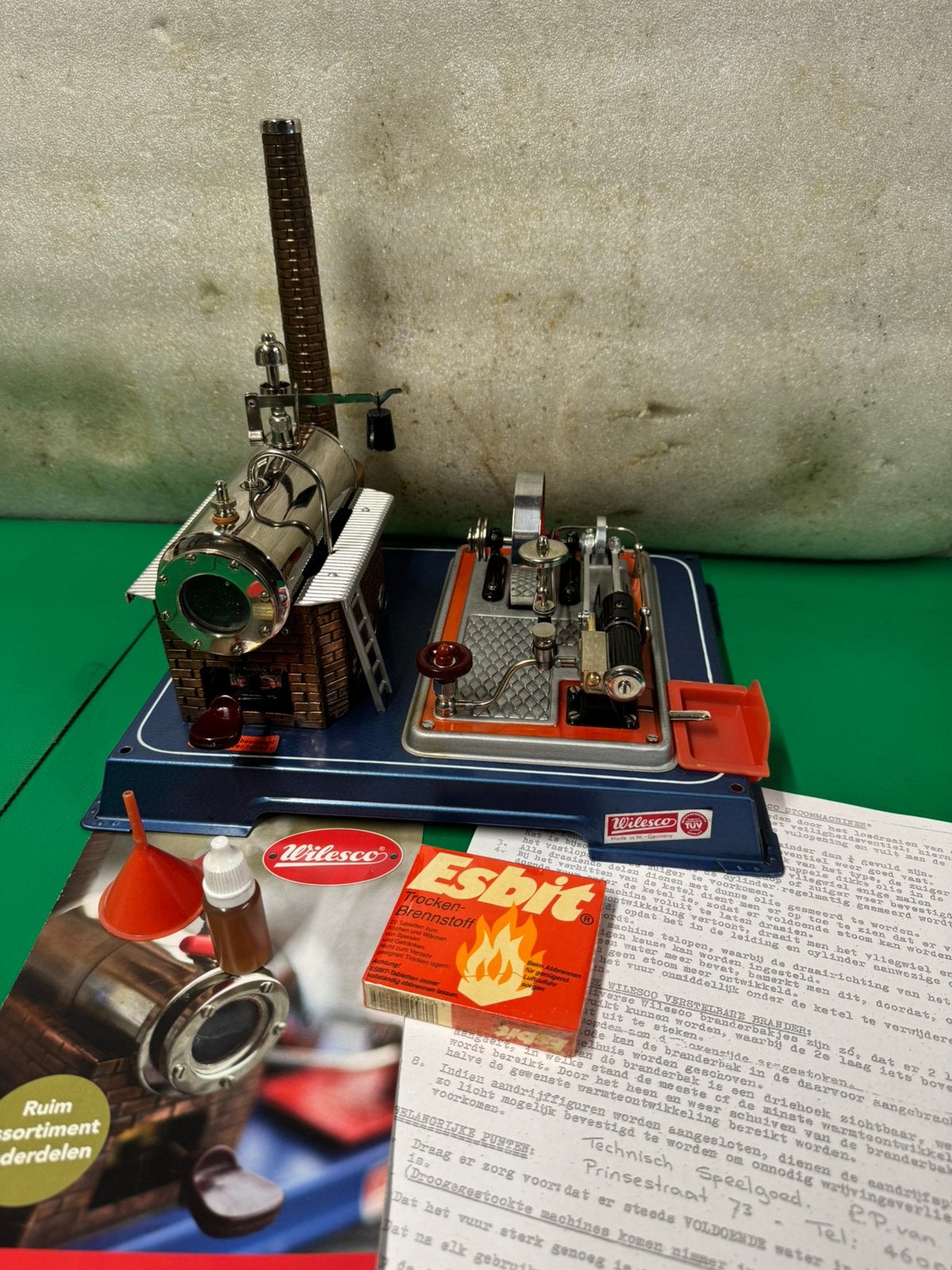 Stoommachine Wilesco D16, Hobby en Vrije tijd, Ophalen of Verzenden, Zo goed als nieuw, Groter dan 1:32