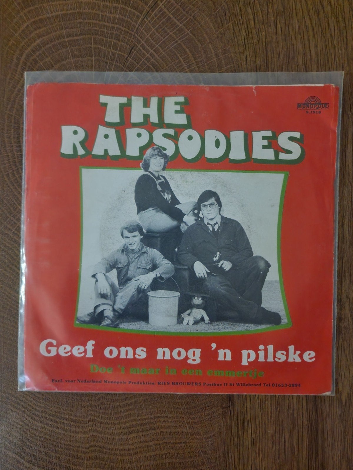 The Rapsodies - Geef ons nog 'n pilske (Single), Gebruikt, 7 inch, Single, Ophalen of Verzenden