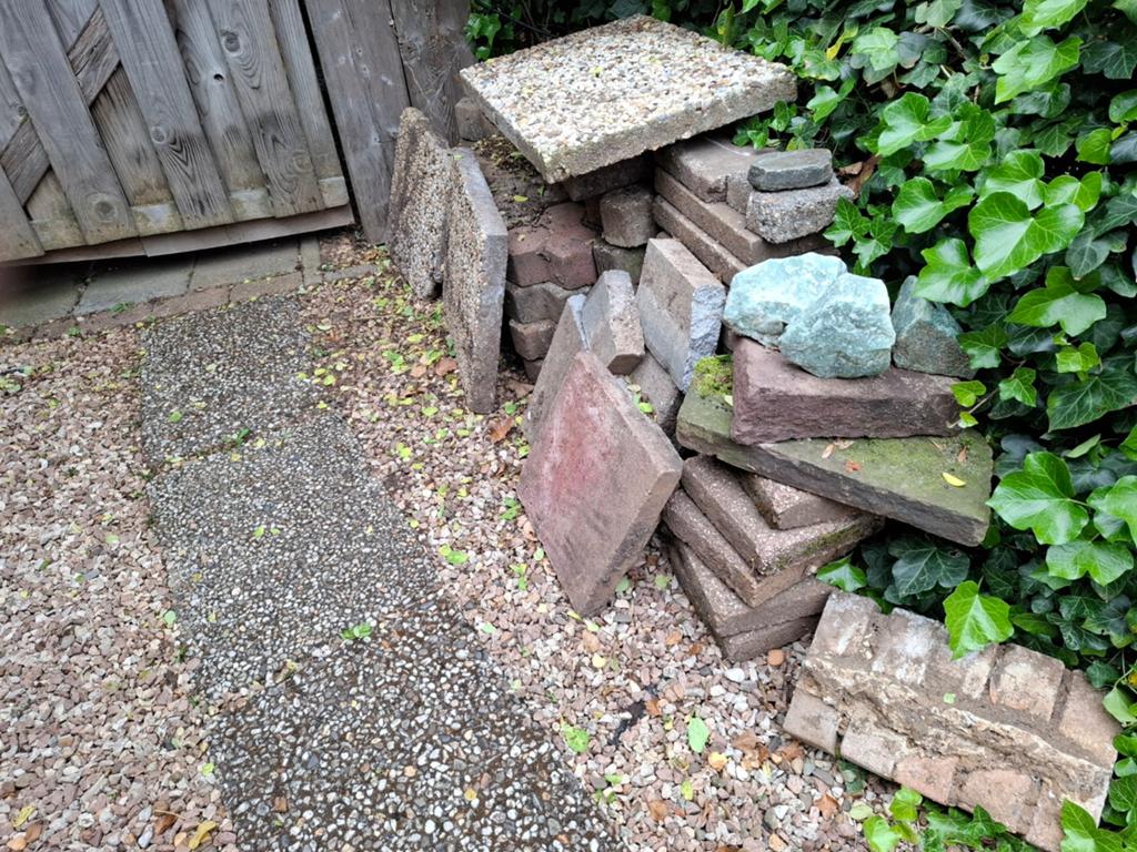Tuintegels div soorten, Ophalen, Gebruikt, Beton, Terrastegels
