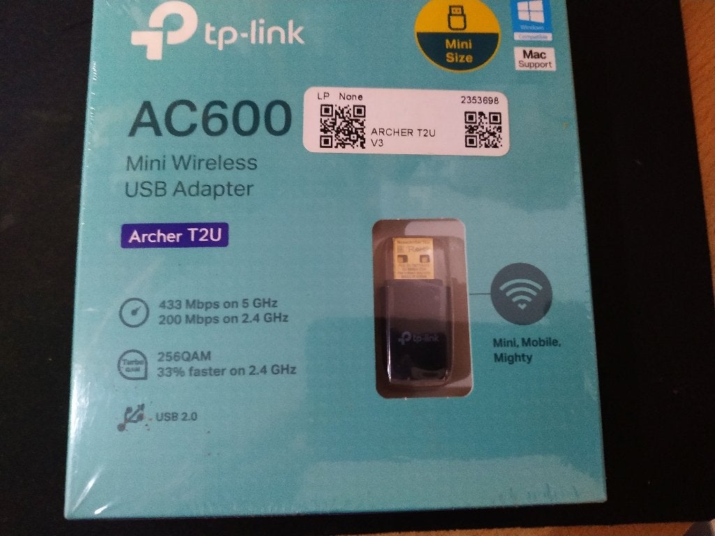 TP-Link Archer T2U AC600, Ophalen of Verzenden, Nieuw, Extern, Tp-link