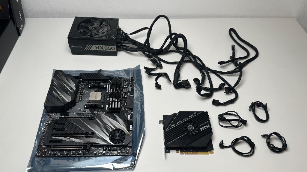 MSI X570 Prestige, Ryzen 9 5950X (3,4ghz - 4,9ghz) 64GB 3600, MSI, Corsair, AMD, 64 GB of meer, Virtual Reality, Ophalen of Verzenden