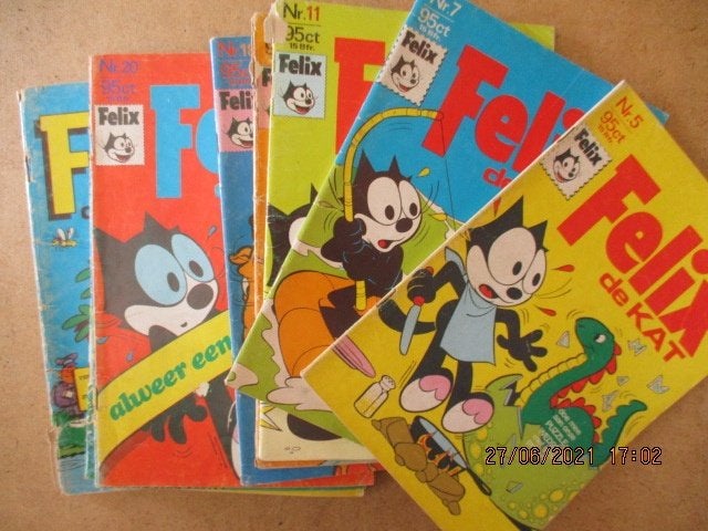 adv4635 felix de kat, Eén stripboek, Ophalen, Gelezen