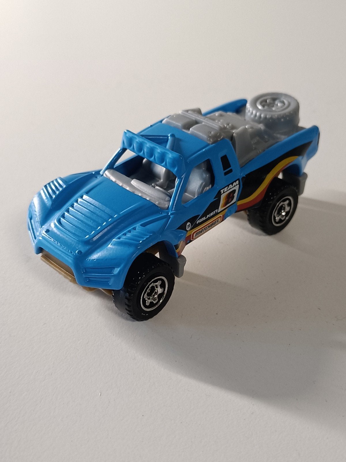 Matchbox Baja Bullet - Blauwe Off-Road Race Truck, Ophalen of Verzenden, Zo goed als nieuw, Auto