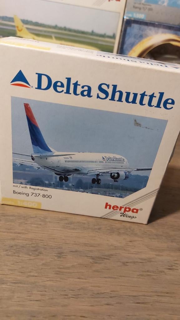Boeing 737-800 herpa 1:400, Hobby en Vrije tijd, Modelbouw | Vliegtuigen en Helikopters, Ophalen of Verzenden, Zo goed als nieuw