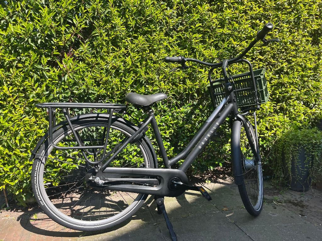 Gazelle fiets Heavy Duty - Zwart mat, Fietsen en Brommers, Fietsen | Dames | Damesfietsen, Ophalen, 47 tot 50 cm, Versnellingen