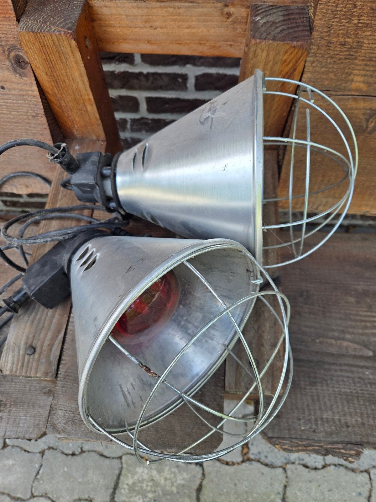2 warmtelampen, Ophalen of Verzenden