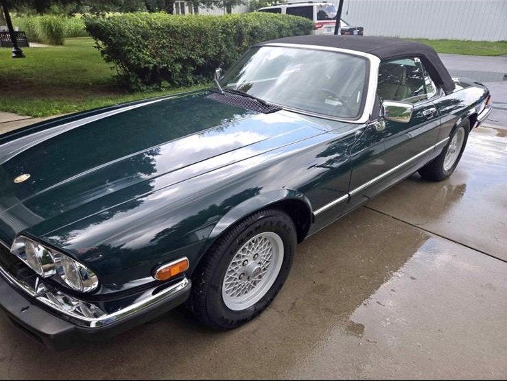 Jaguar XJ-S 5.3 V12 Convertible (bj 1992, automaat), Auto's, Oldtimers, Automaat, Achterwielaandrijving, Beige, 296 pk