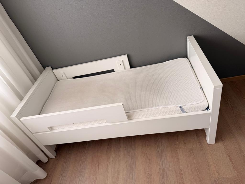 Bopita Peuterbed Jonne 150x70 met Aerosleep matras, Ophalen, Gebruikt, 70 tot 85 cm, 140 tot 160 cm