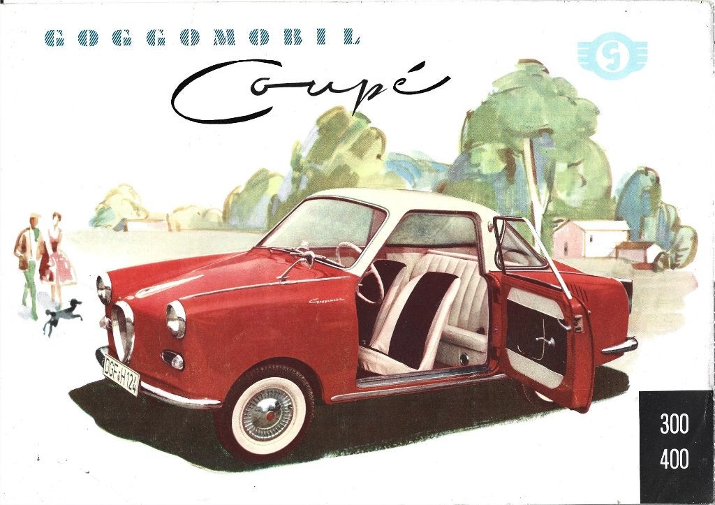 Goggomobil Coupé 300 400 folder (gg34) auto, Verzenden, Zo goed als nieuw, Overige merken
