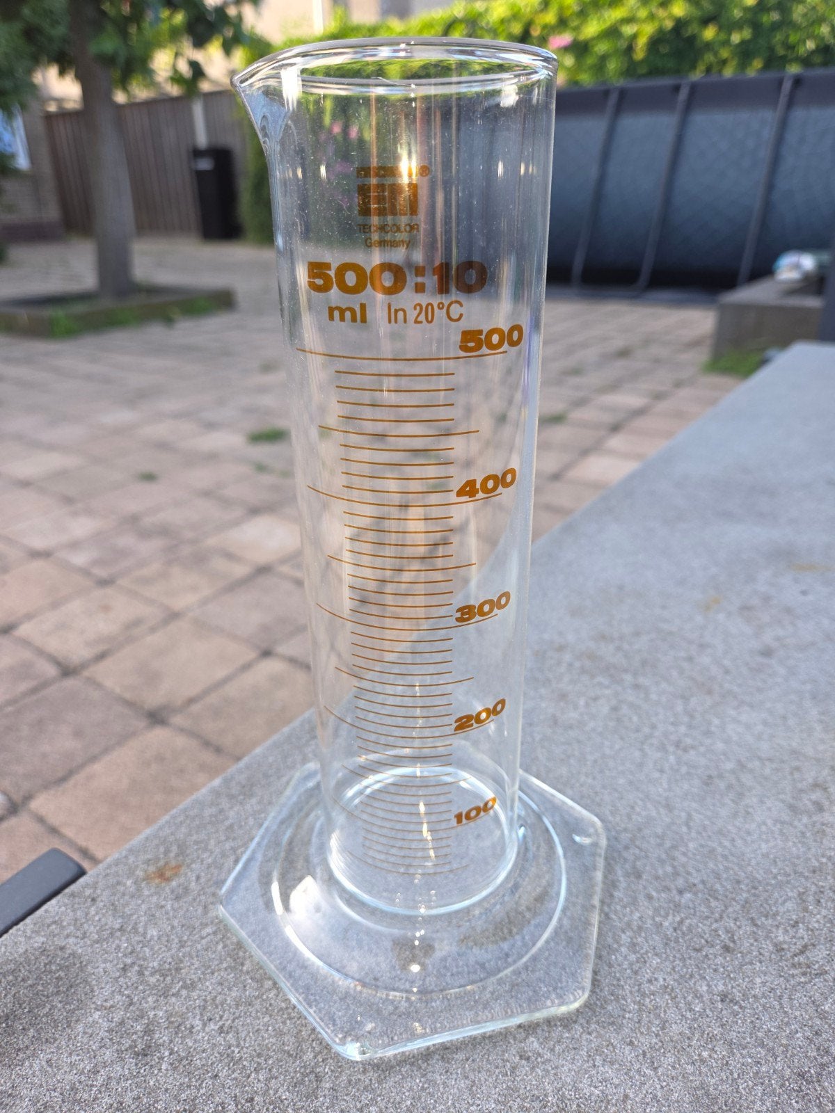 Glazen Maatcilinder 500ml met Thermometer en Hydrometer, Ophalen