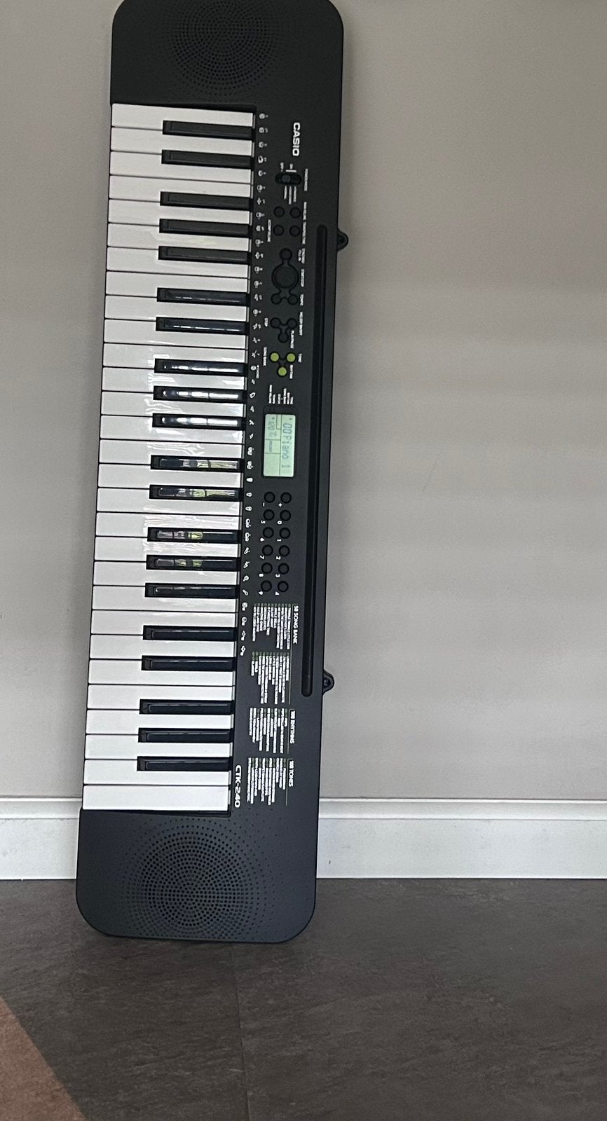 Casio CTK-240 keyboard, ideaal voor beginners, Muziek en Instrumenten, Keyboards, Ophalen of Verzenden, Zo goed als nieuw, 61 toetsen