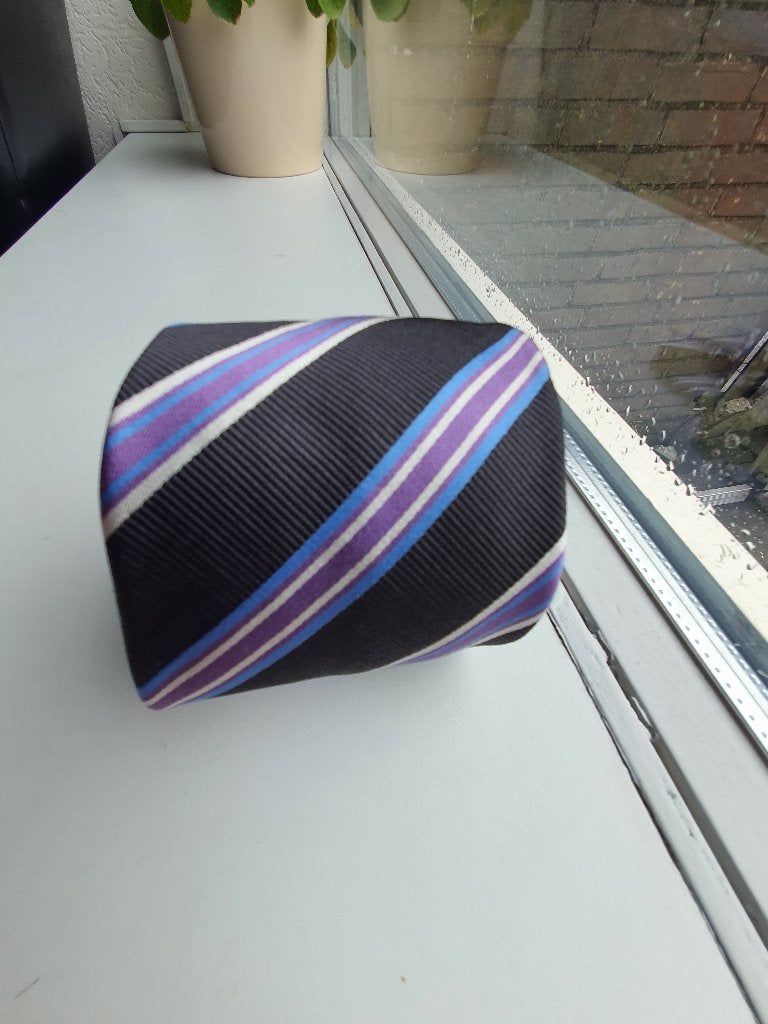 Altio pure silk stropdas – vintage 90s look, Kleding | Heren, Ophalen of Verzenden, Zo goed als nieuw