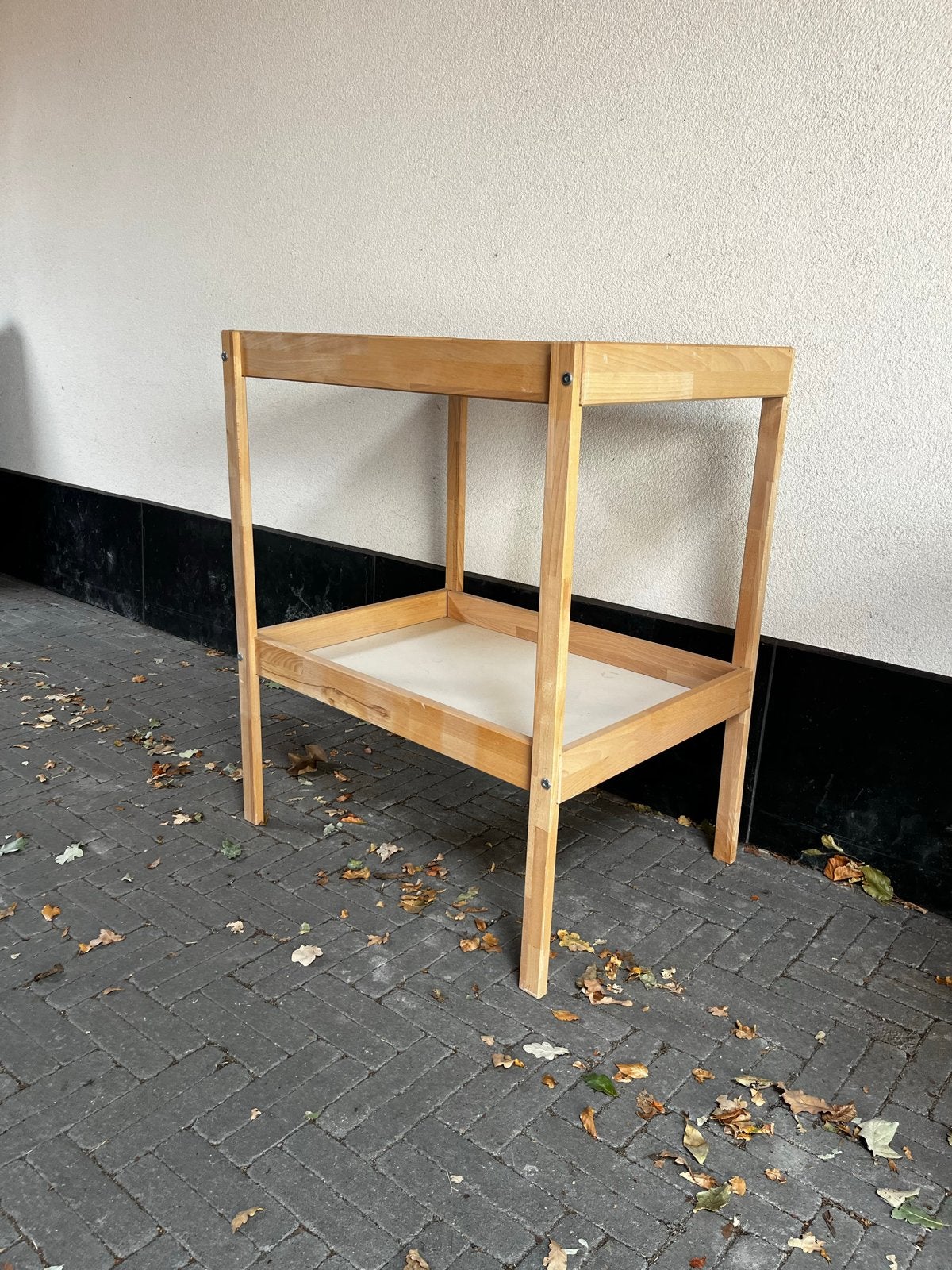 Houten comode Ikea met twee niveaus, Ophalen, Gebruikt, Overige typen, Overige merken