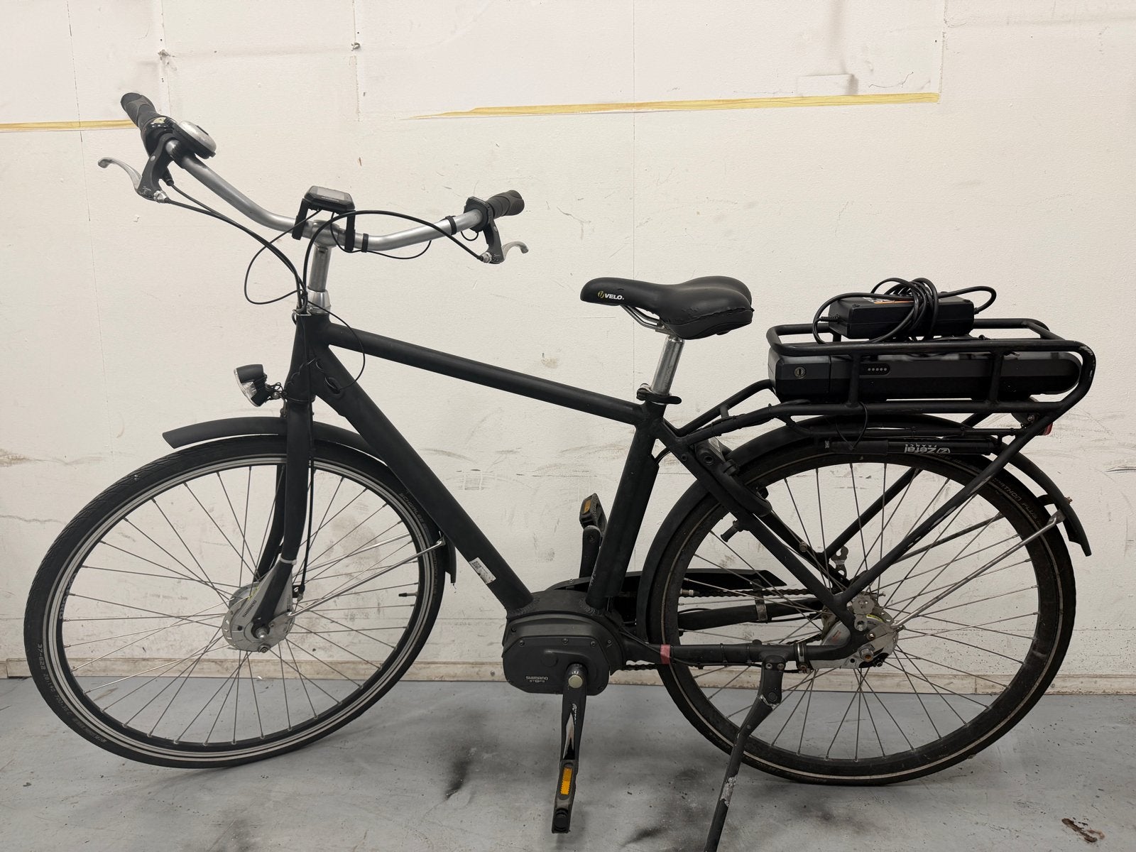 E-Bike met Shimano STEPS Middenmotor, Fietsen en Brommers, Fietsonderdelen, Elektrische fiets, Frame, Gebruikt, Ophalen of Verzenden