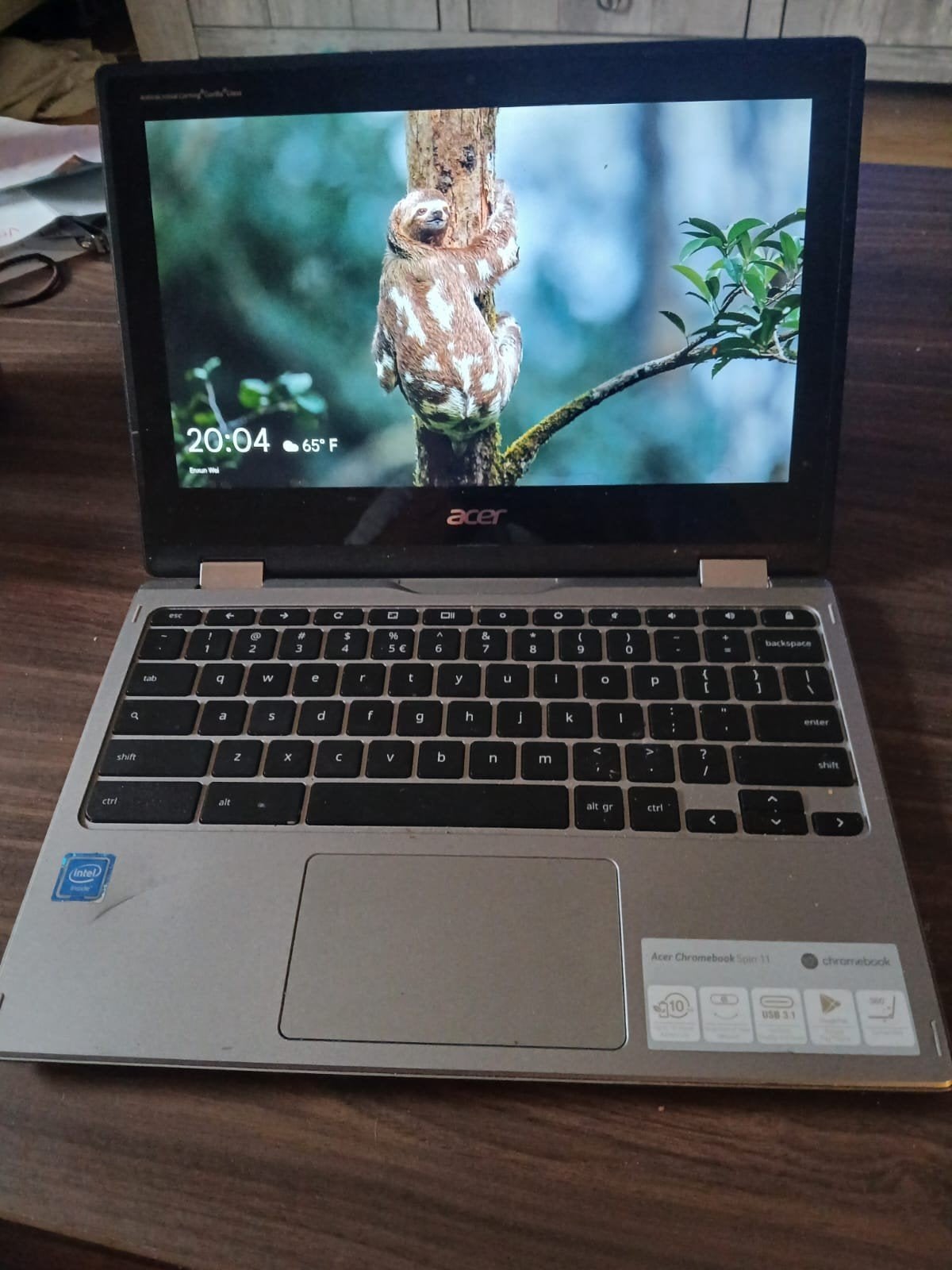 Acer Chromebook Spin 11 - Touchscreen, 360 draaibaar, Computers en Software, Chromebooks, Ophalen, Qwerty, Touchscreen, 32 GB of minder
