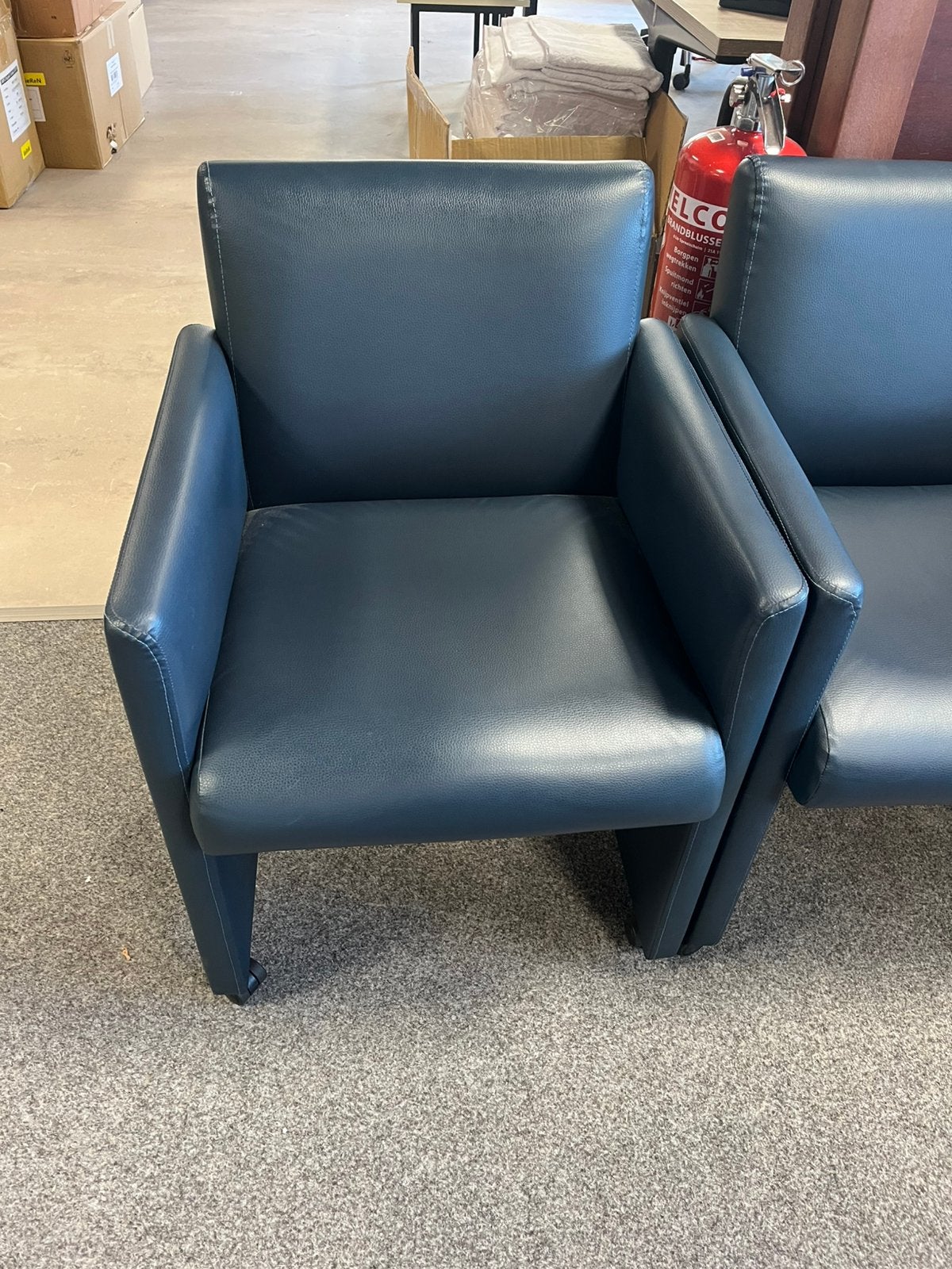 Stoelen, Ophalen, Gebruikt, Blauw