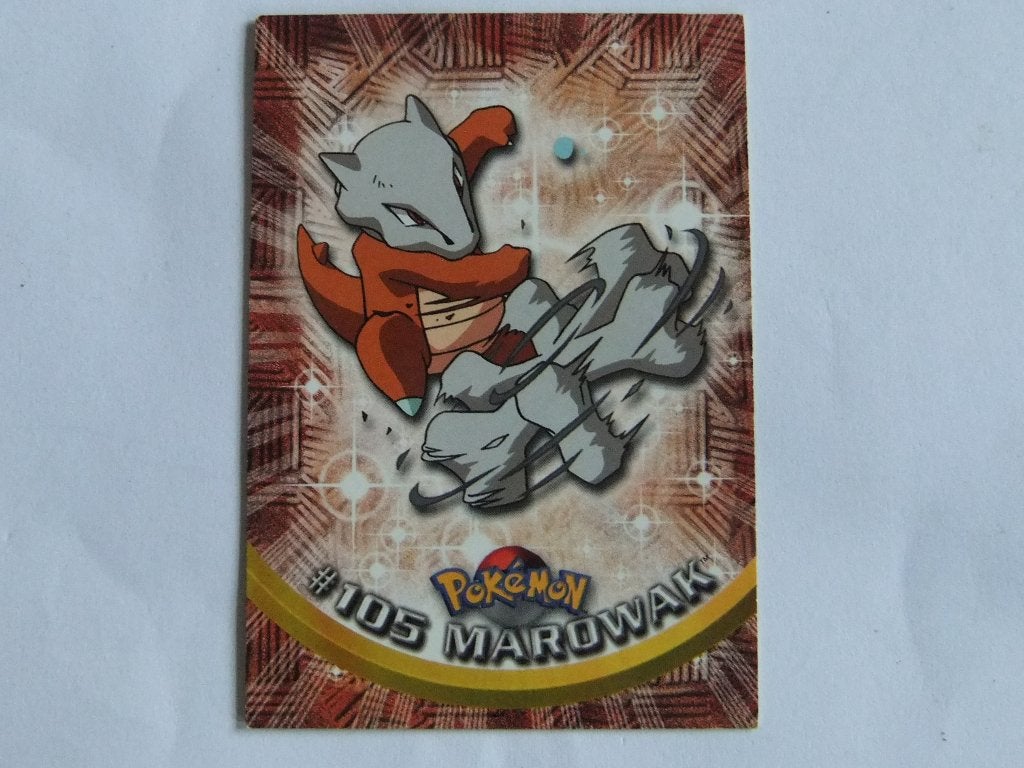 Pokemon Topps TV Animation Edition #105 Marowak, Verzenden, Zo goed als nieuw, Losse kaart