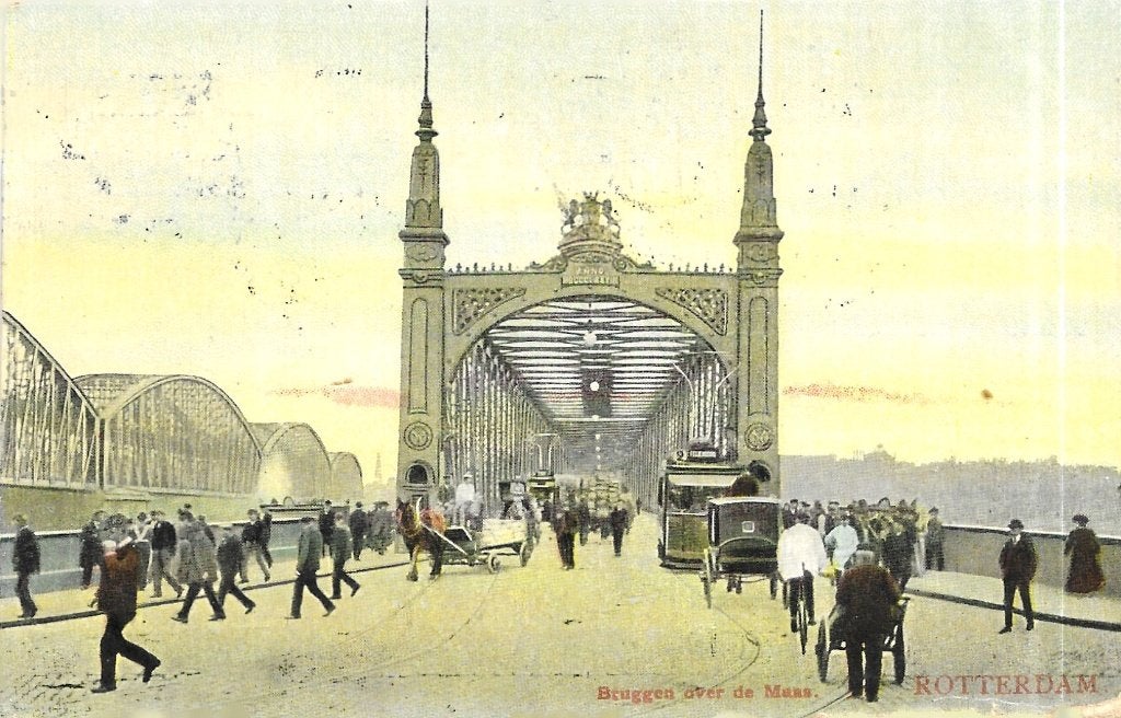 AK Rotterdam - Willemsbrug, Ophalen of Verzenden, Voor 1920, Gelopen, Zuid-Holland
