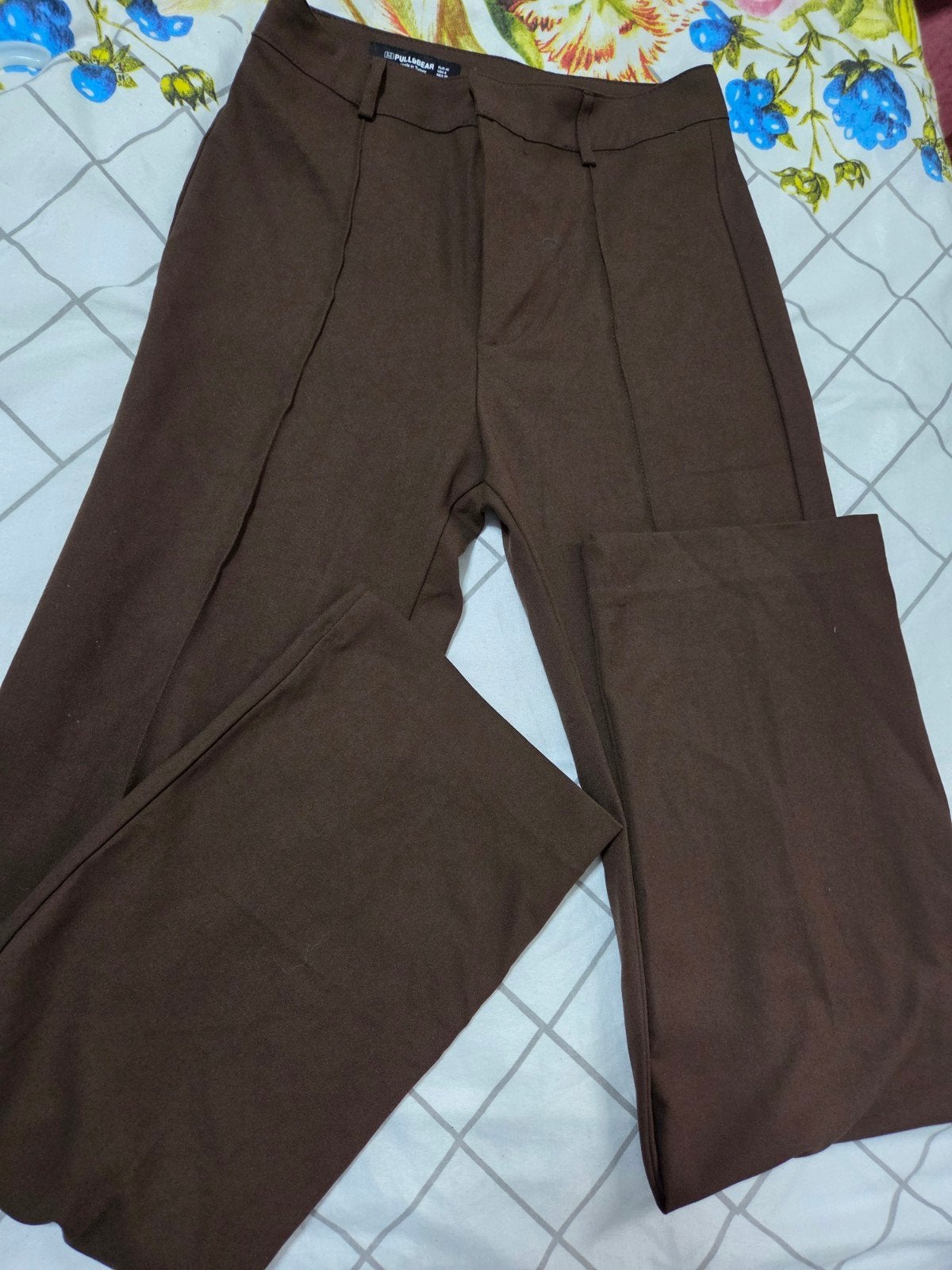 Pull&Bear bruine broek maat 40, Maat 38/40 (M), Bruin, Pull&Bear, Nieuw
