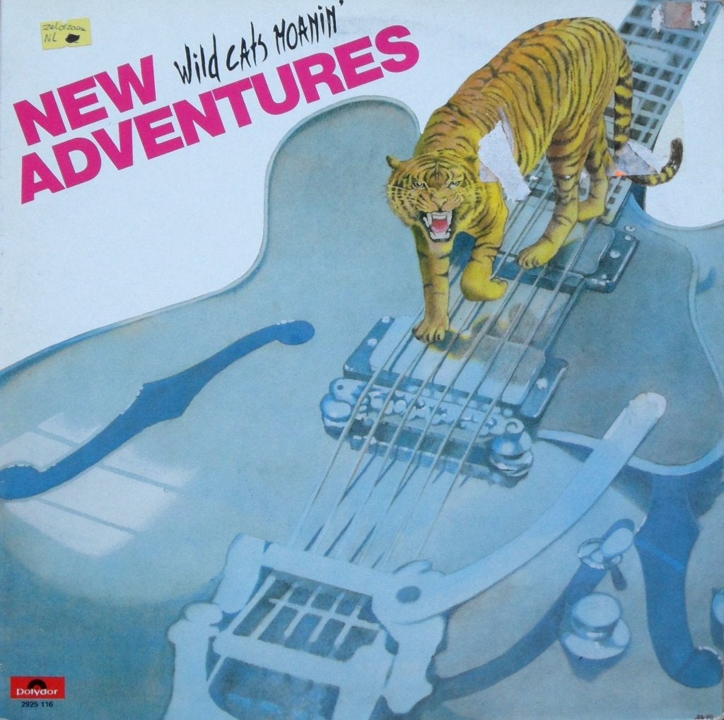 New Adventures - WILD CATS MOANIN' @1981, Ophalen of Verzenden, Zo goed als nieuw, 12 inch, Inclusief binnenhoes