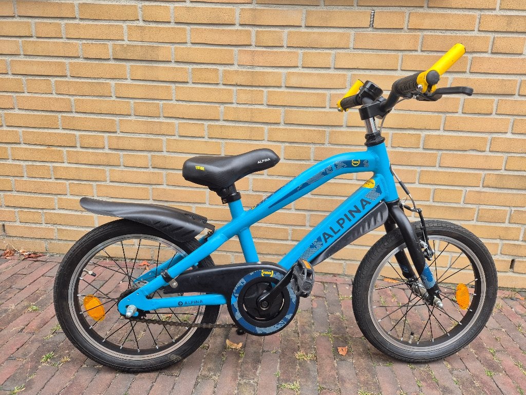 Kinderfiets Alpina 16 inch, Fietsen en Brommers, Ophalen, Terugtraprem, 16 tot 20 inch, Alpina