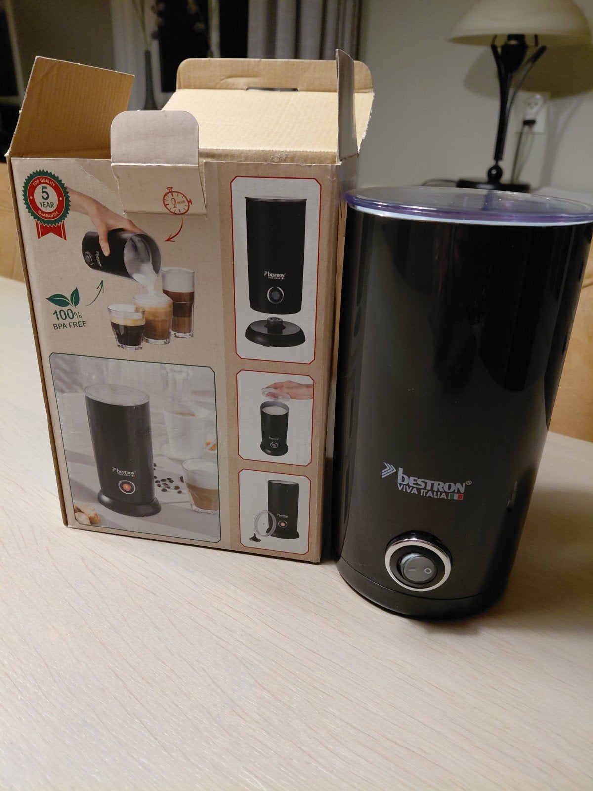 Bestron Viva Italia Melkopschuimer AMF8050 Nieuw, Ophalen of Verzenden, Nieuw