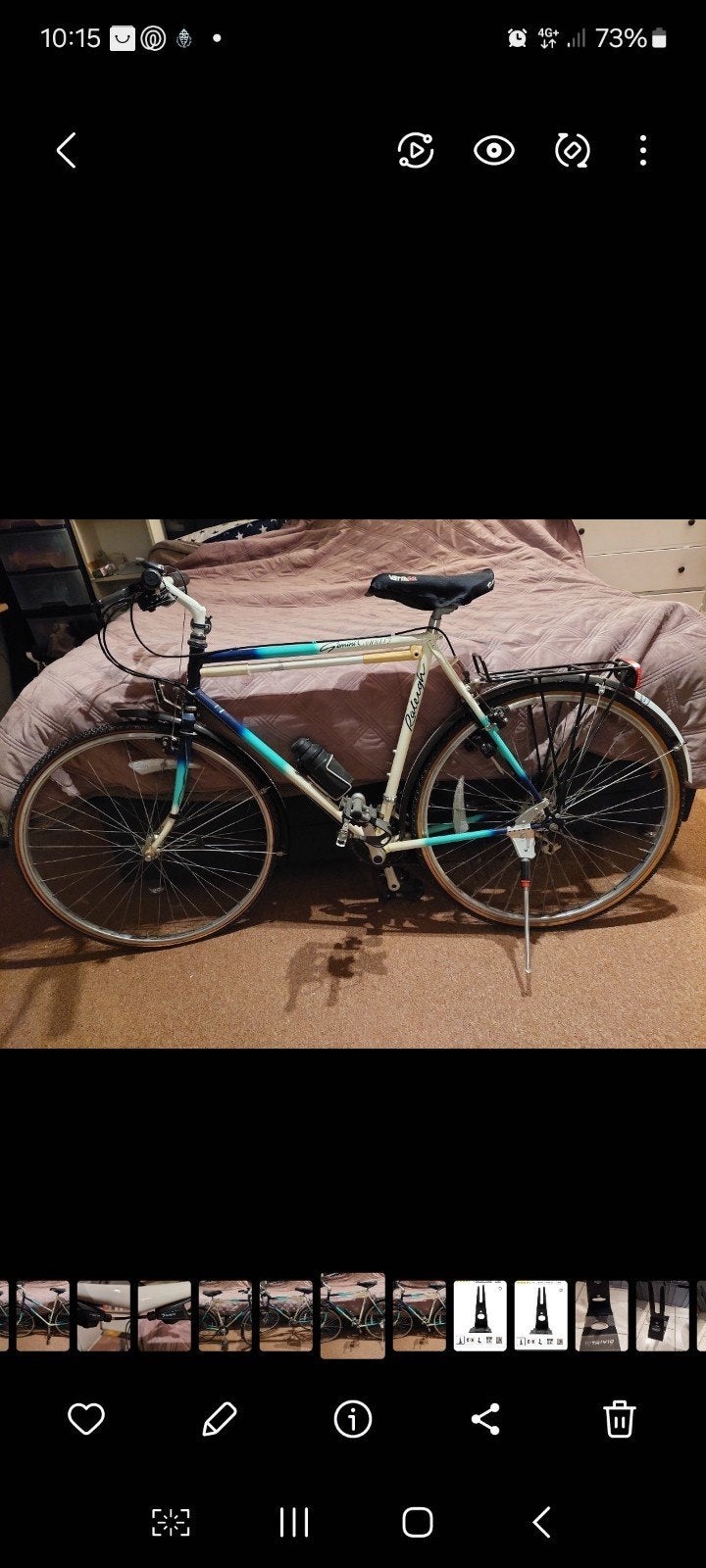 heren ralleigh fiets maat 53   28 inch, Fietsen en Brommers, 53 tot 57 cm, Ophalen, Overige merken