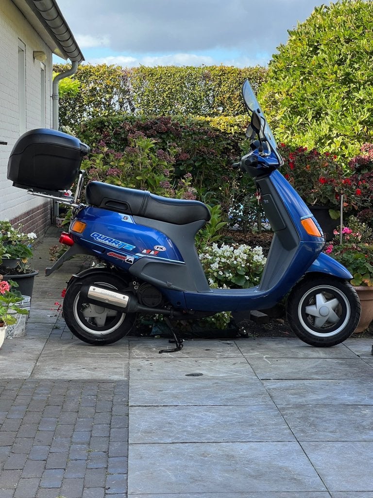 ⭐️Piaggio Quartz blauw 50cc 2 takt Brom 6185 km Z.G.A.N.⭐️, Niet ingevuld, Niet ingevuld, Niet ingevuld