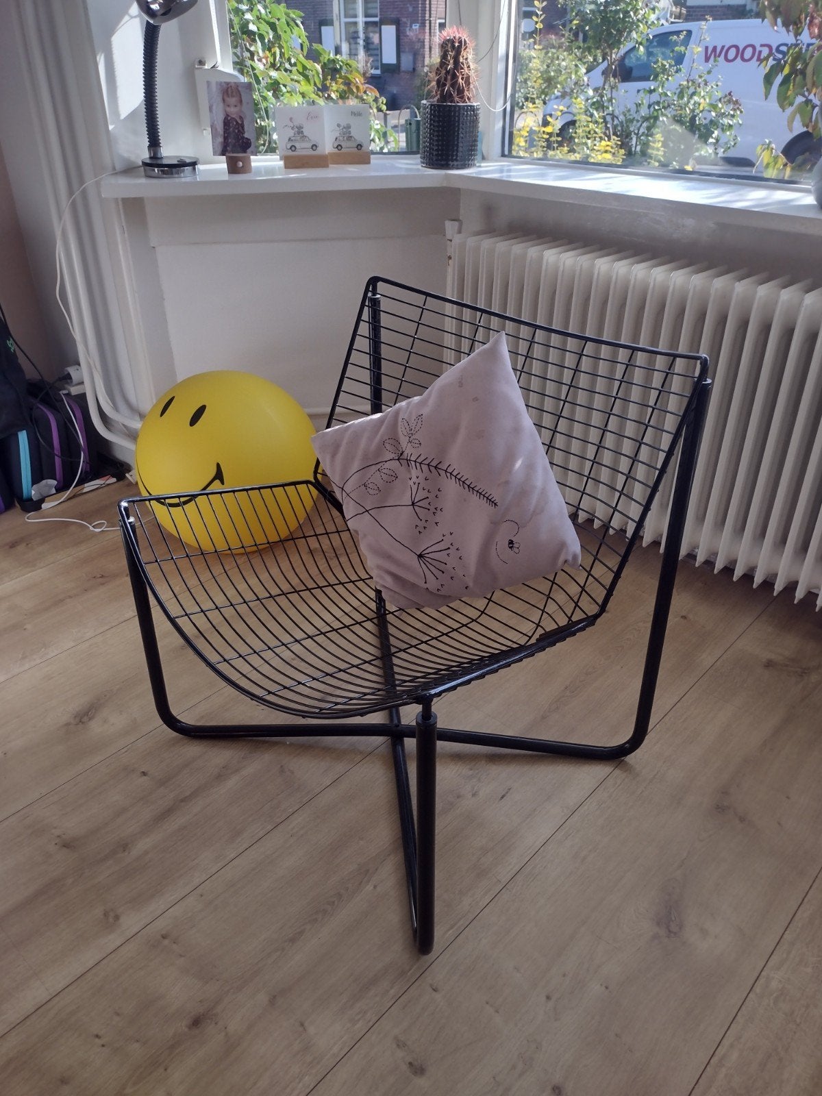 Vintage IKEA Niels Gammelgaard Draagstoel (Järpen), Contact.nl@ikea.com, Gebruikt, Vintage, Scandinavisch, Industrieel, Zwart