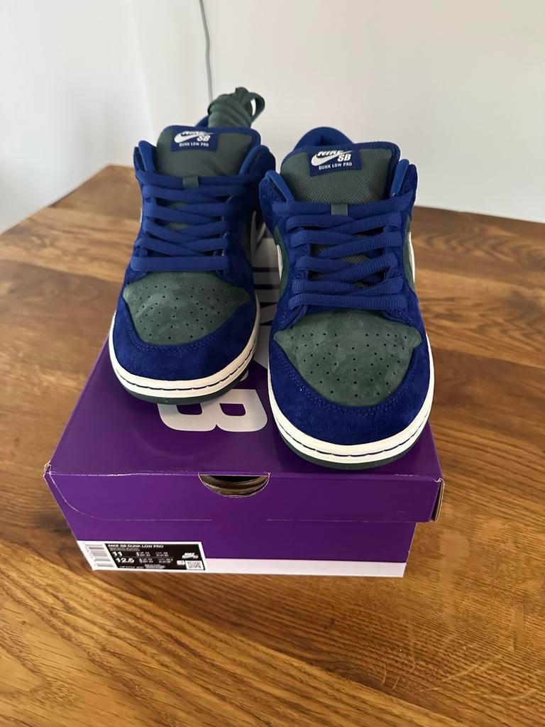 Nike SB Dunk Low Pro - Maat 45, Blauw, Nieuw, Ophalen of Verzenden, Sneakers of Gympen