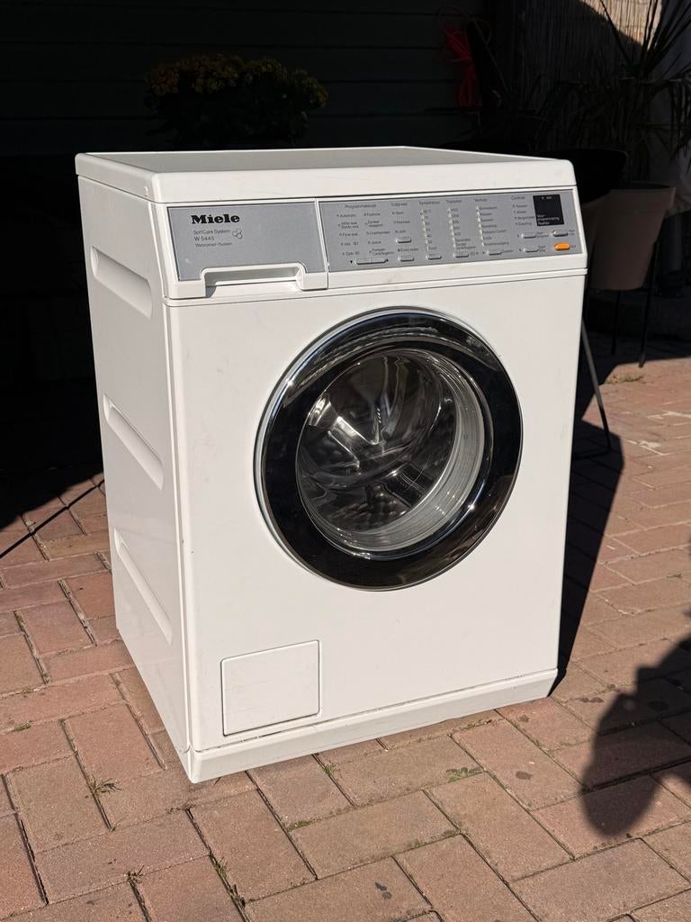 Miele Wasmachine W 5445, Witgoed en Apparatuur, Wasmachines, Gebruikt, Ophalen of Verzenden, Voorlader, 85 tot 90 cm